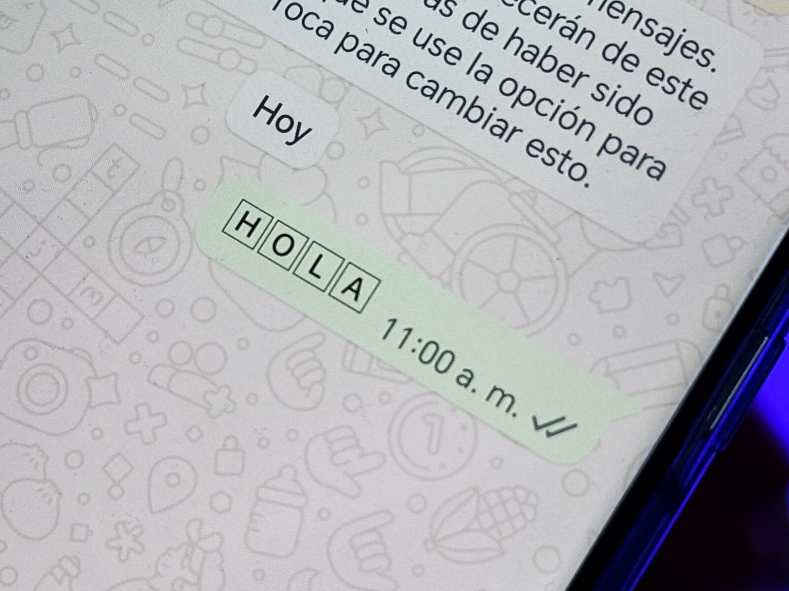 De esta manera podrás tener las letras cuadradas en WhatsApp. (Foto: MAG - Rommel Yupanqui)