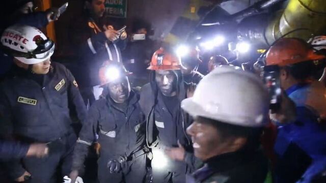 “Están vivos”: el momento exacto del rescate de cuatro mineros atrapados
