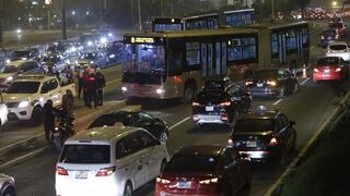 Bus del Metropolitano se despistó en la Vía Expresa y seis pasajeros resultaron heridos