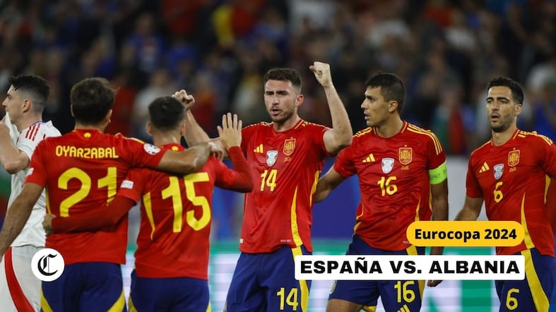 España gana 1 - 0 a Albania por la Eurocopa 2024