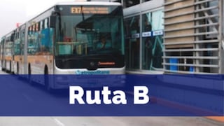 Ruta B del Metropolitano, julio 2024: revisa su horario y nuevo recorrido