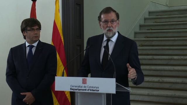 Ataques en España: Rajoy asegura que atentados van contra todos quienes defienden la democracia