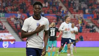 Inglaterra venció 1-0 a Austria con gol de Bukayo Saka, juvenil del Arsenal