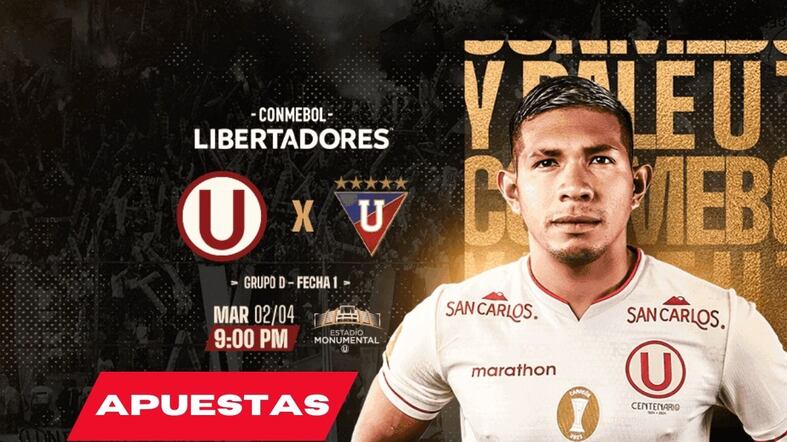 Apuestas, Universitario vs LDU: cuotas del partido por la Copa Libertadores