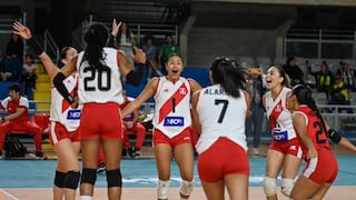 Perú venció a Brasil luego de 32 años en un torneo absoluto: 3-1 en la Copa América de Vóley