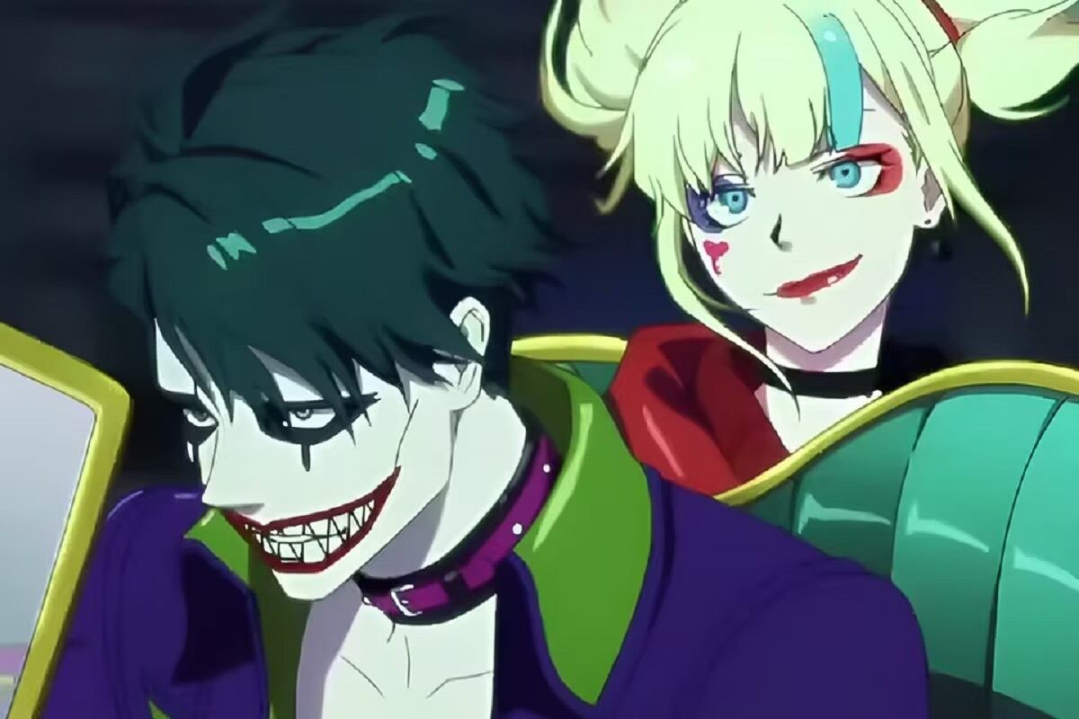 Yūichirō Umehara le da voz a Joker y Anna Nagase le da voz a Harley Quinn en la serie anime "Suicide Squad Isekai" (Foto: Warner Bros.)