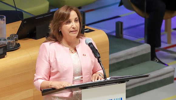 La presidenta Dina Boluarte participó este lunes en la Cumbre de los Objetivos de Desarrollo Sostenible (ODS) en Nueva York (Estados Unidos), en el marco de la 78 Asamblea General de la ONU (Foto: Palacio de Gobierno)