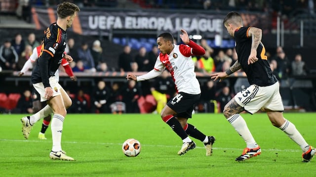 Feyenoord empató 1-1 con Roma por playoffs de Europa League | RESUMEN Y GOLES