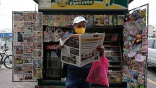 Venta y distribución de diarios se mantiene durante la cuarentena en Lima y regiones de alerta extrema