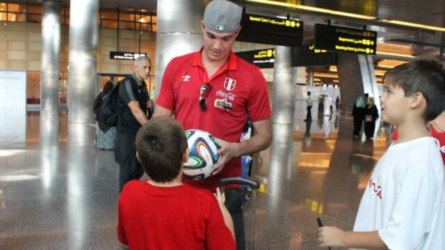 Así fue la llegada de la selección peruana a Qatar