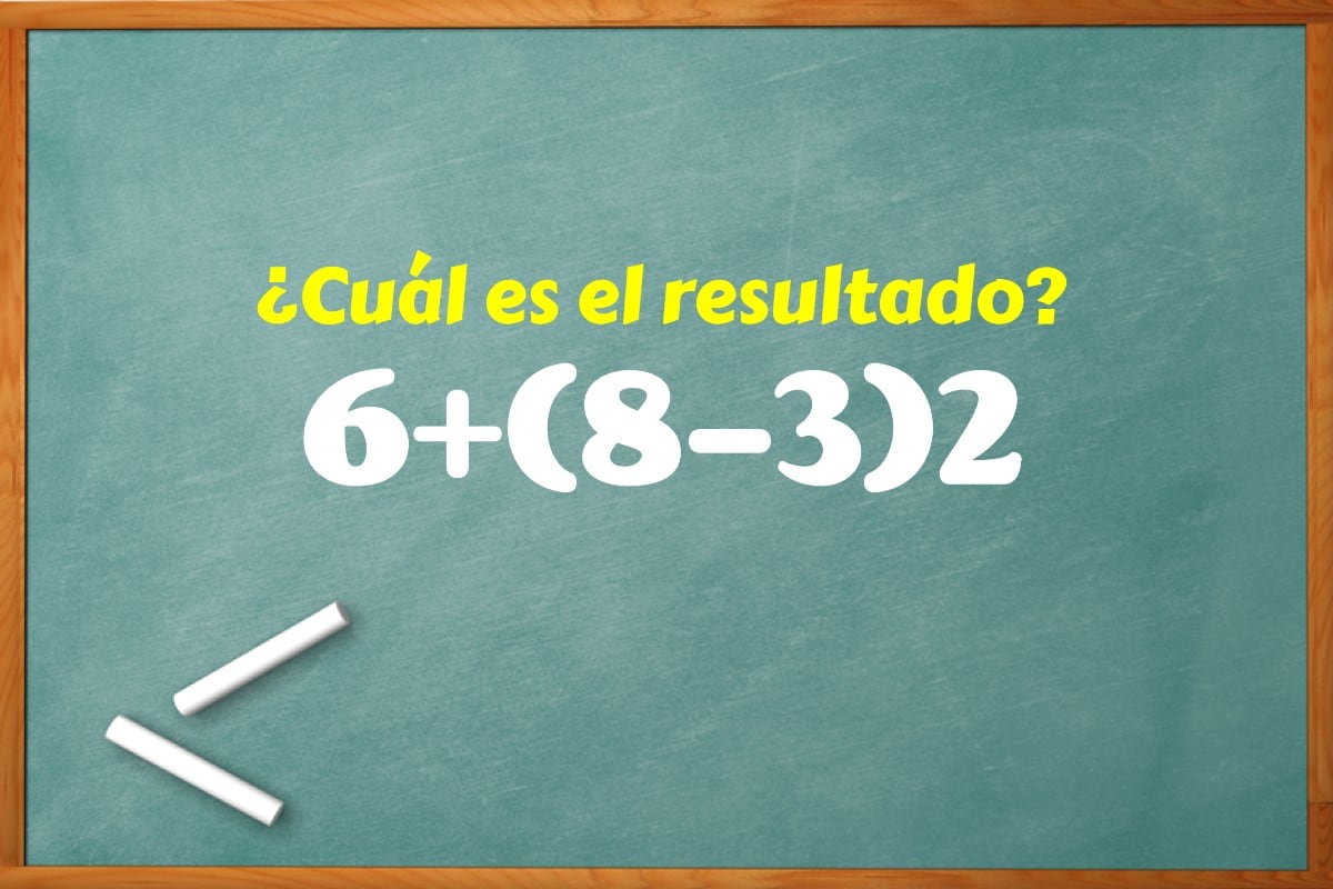 Aquí te enfrentarás a una expresión matemática que involucra suma, resta y multiplicación. (Imagen: El Comercio / Mag)