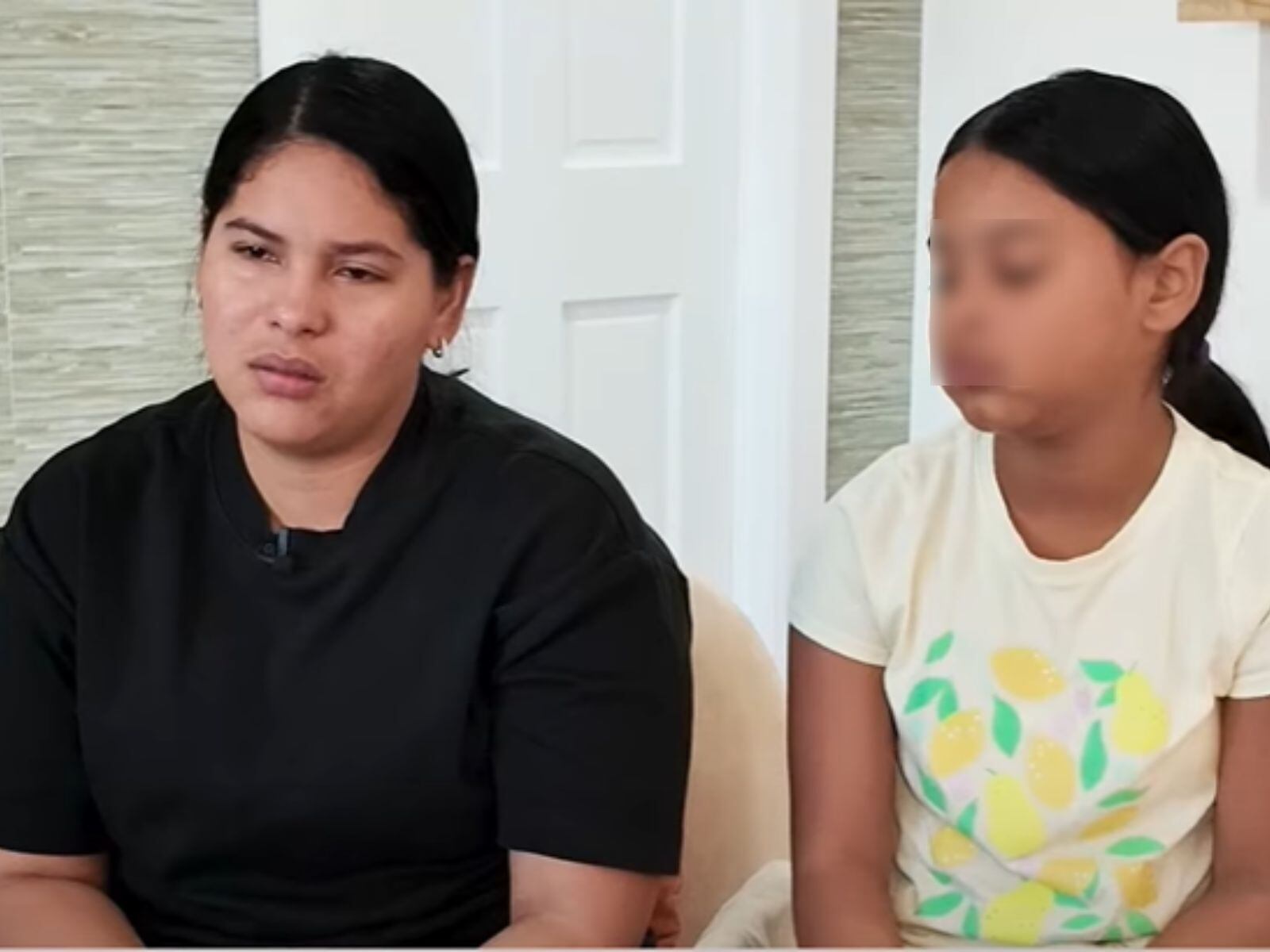 Verónica siente un profundo dolor al saber que su esposo ha sido separado de su familia. (Crédito: Univision Nueva York / YouTube)