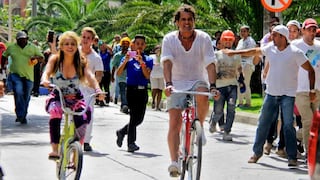 Shakira paralizó Barranquilla con "La Bicicleta" de Vives