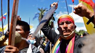 Paro Nacional en Ecuador: Cientos de indígenas toman central eléctrica de Tungurahua