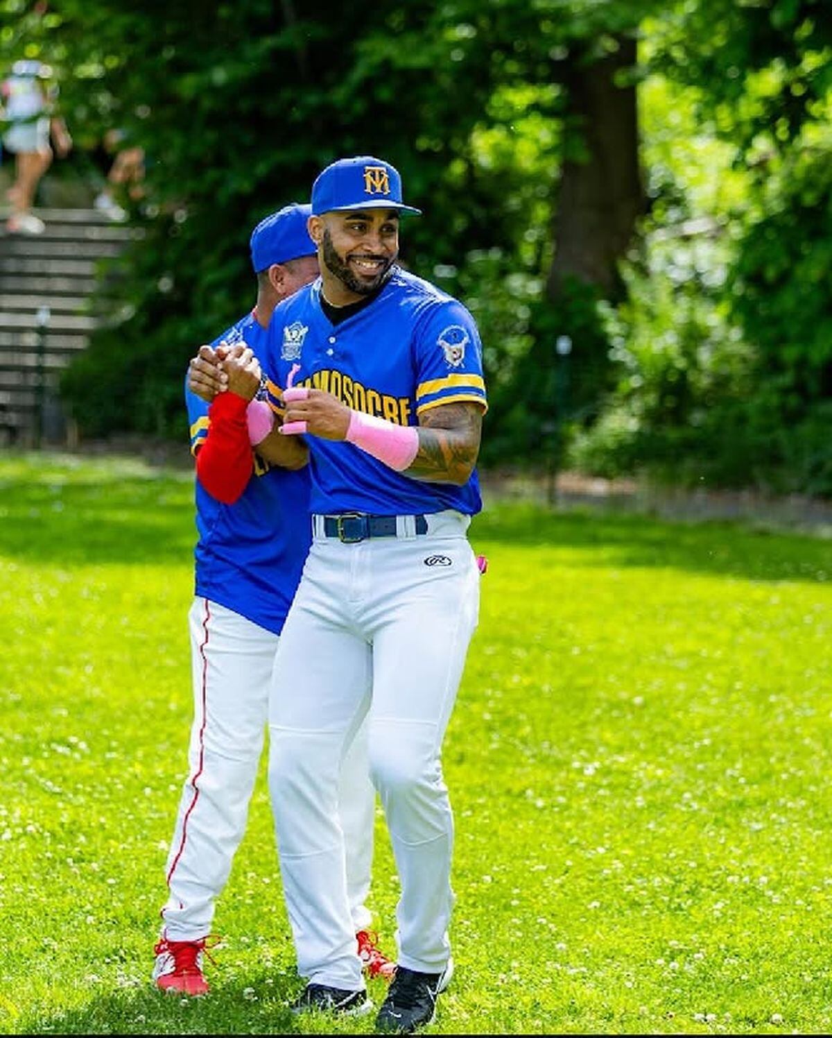 Carlos fue parte del equipo de béisbol Toronto Blue Jays, que tiene sede en Toronto, Canadá (Foto: Caramelo / Instagram)