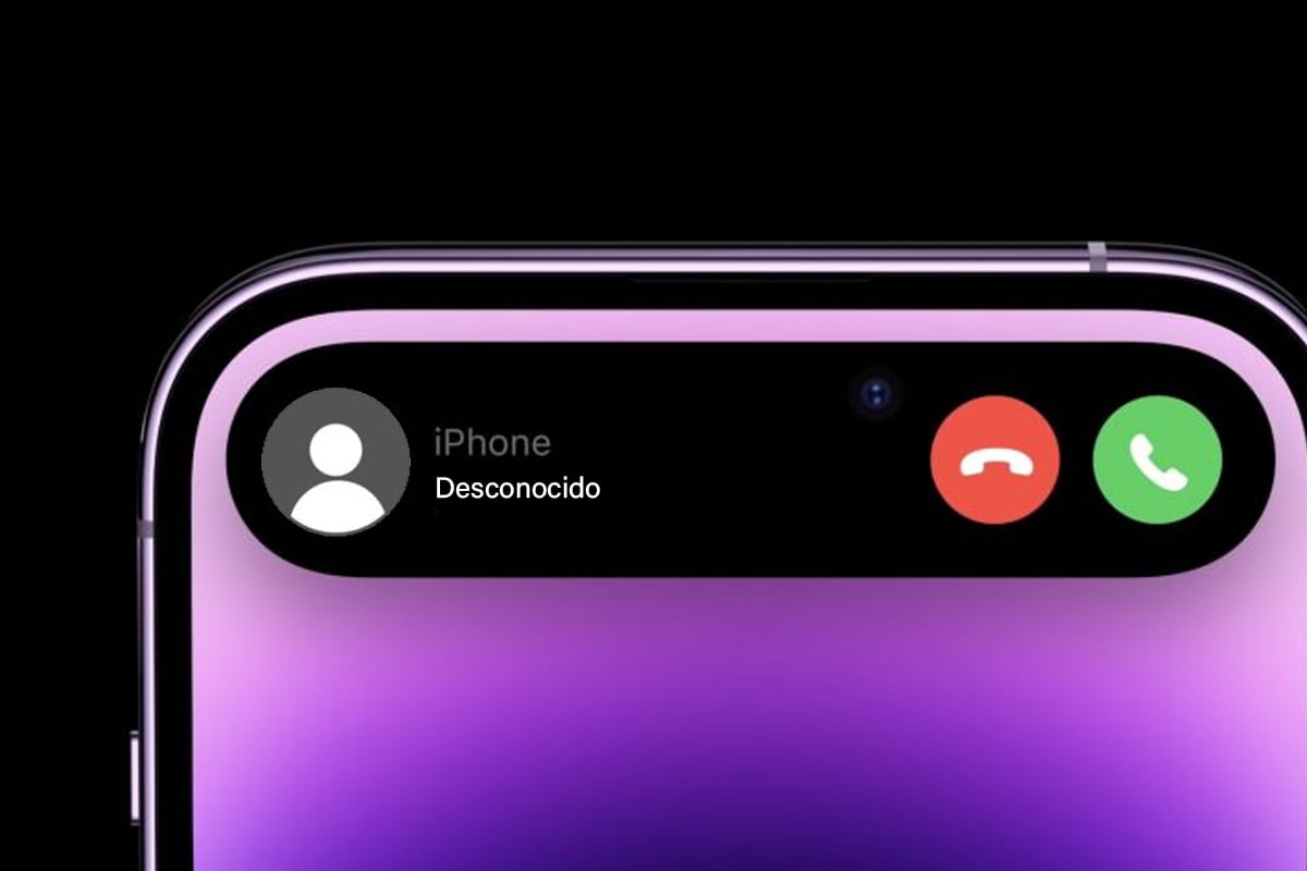 Con la llegada de la Dynamic Insland se pueden gestionar mejor las llamadas en los iPhone 14 Pro y iPhone 14 Pro Max. (Composición Apple / Mag)