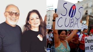 Gloria y Emilio Estefan expresan su apoyo a Cuba tras manifestaciones | VIDEO