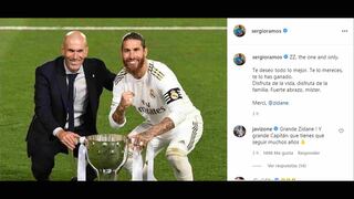 Jugadores del Real Madrid homenajearon a Zinedine Zidane en redes sociales | FOTOS