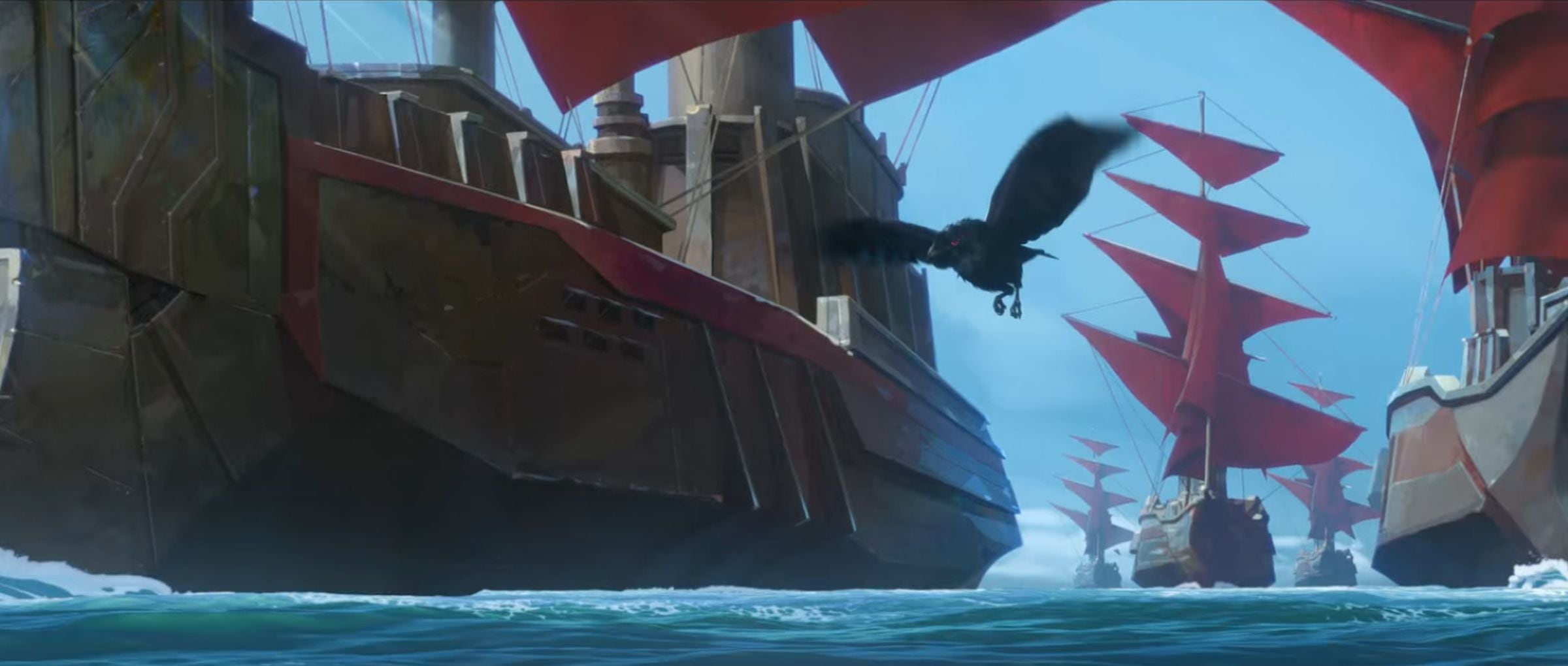 Las fuerzas noxianas abandonaron Piltover al final de "Arcane", ahora con Mel Medarda a la cabeza (Foto: Netflix)