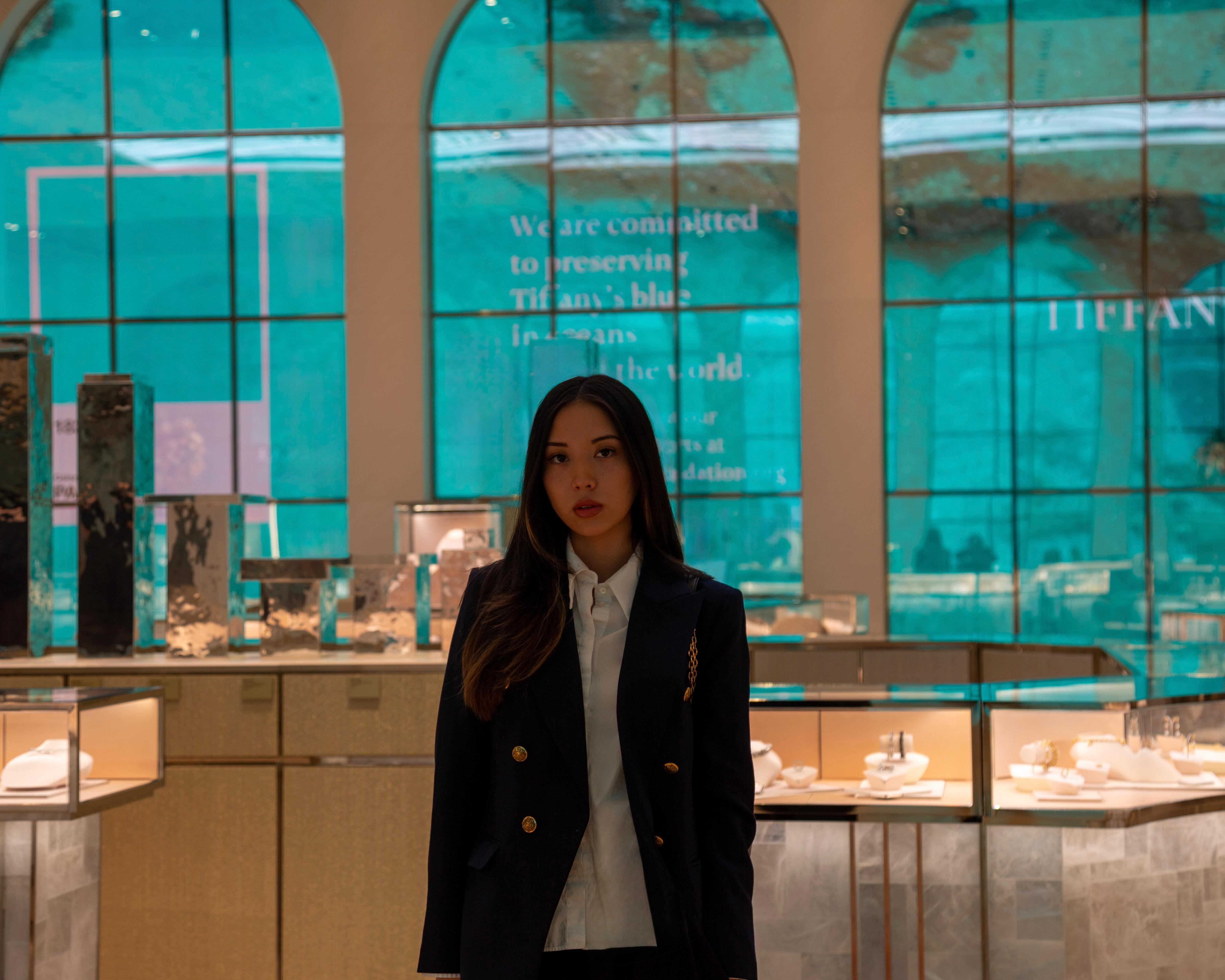 Este 2025, Daniela fue rostro de la campaña global 1837 Tiffany blue, de la firma Tiffany & co.