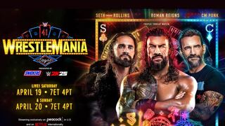 Peacock transmitió la Noche 1 de WWE WrestleMania 41 desde Estados Unidos