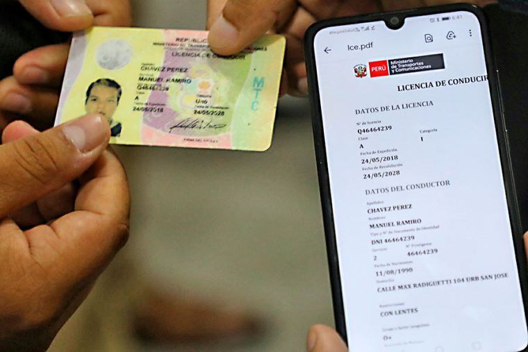 El requisito indispensable para solicitar o renovar tu licencia de conducir entre los 70 y 80 años: esto dice el MTC. (Foto: El PERUANO)