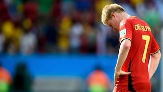 Los rostros de tristeza tras la eliminación de Bélgica