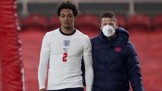 Alexander-Arnold sufrió lesión en amistoso y será baja de Inglaterra para la Eurocopa