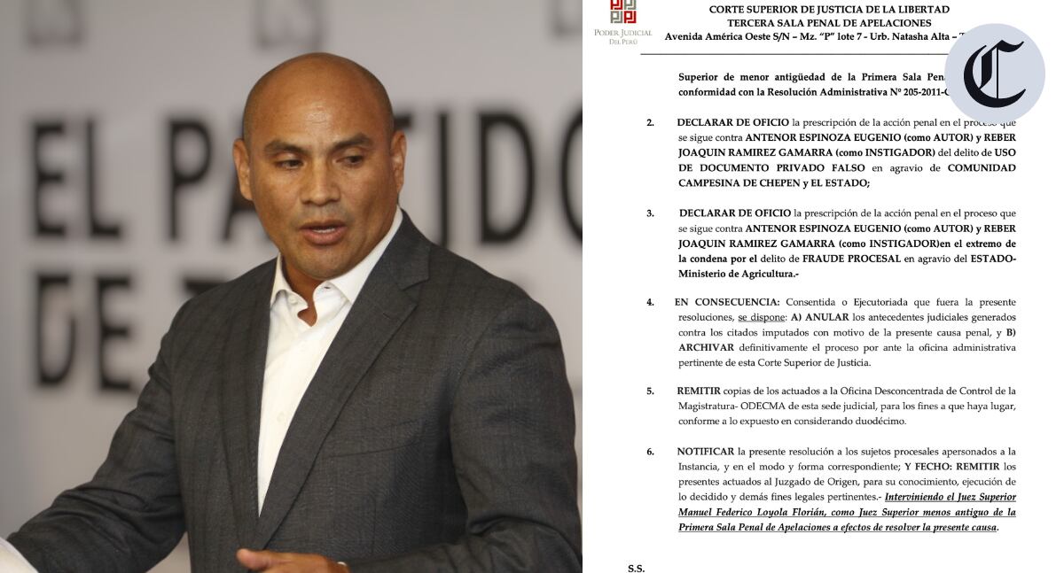 Joaquín Ramírez, exsecretario de Fuerza Popular, logró archivar su juicio y condena gracias a la Ley aprobada por el Congreso.