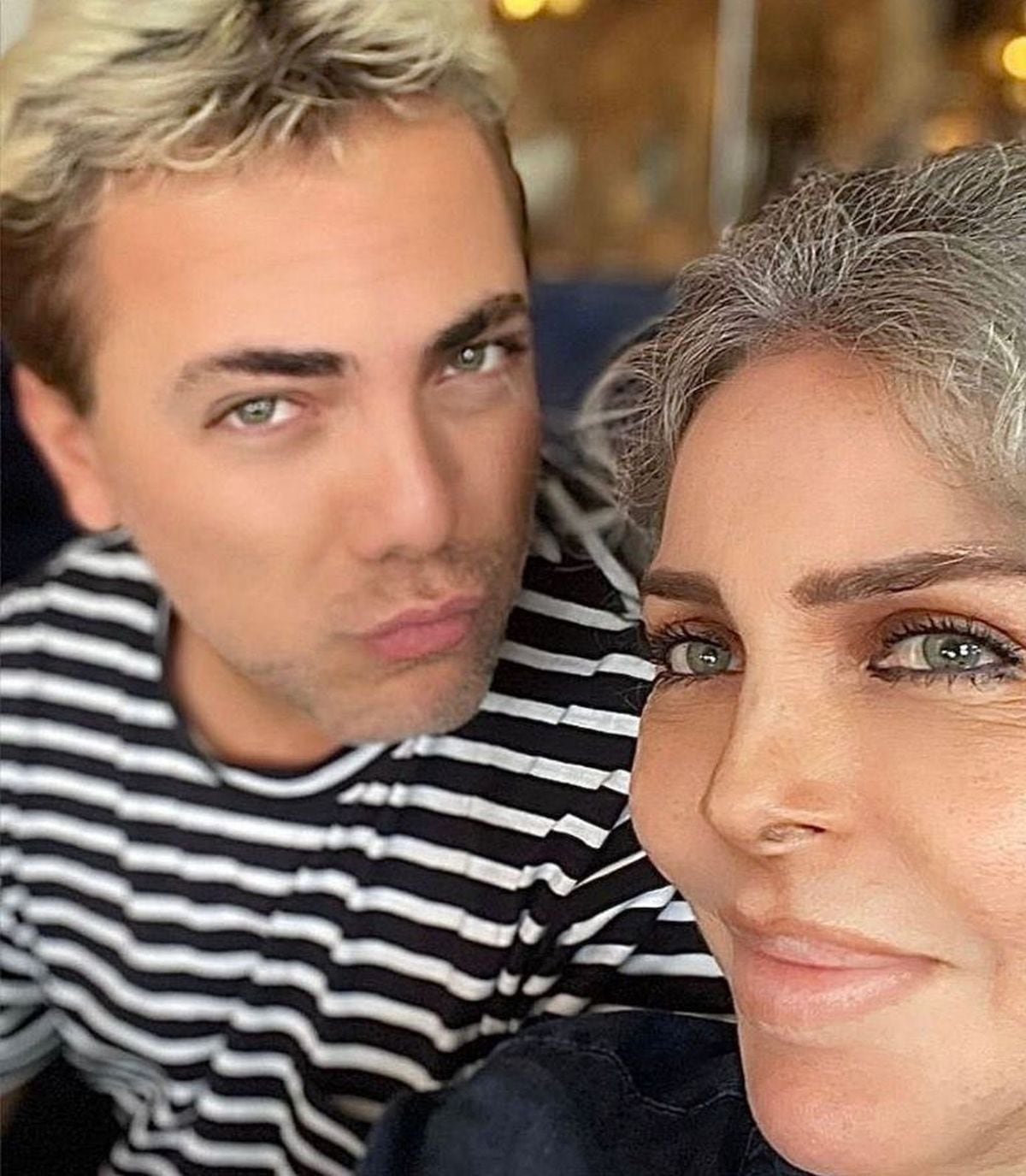 Cristian Castro y su madre Verónica Castro (Foto: Verónica Castro / Instagram)