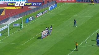 Pumas vs. Monterrey: Pabón colocó el 1-0 con un golazo de tiro libre | VIDEO