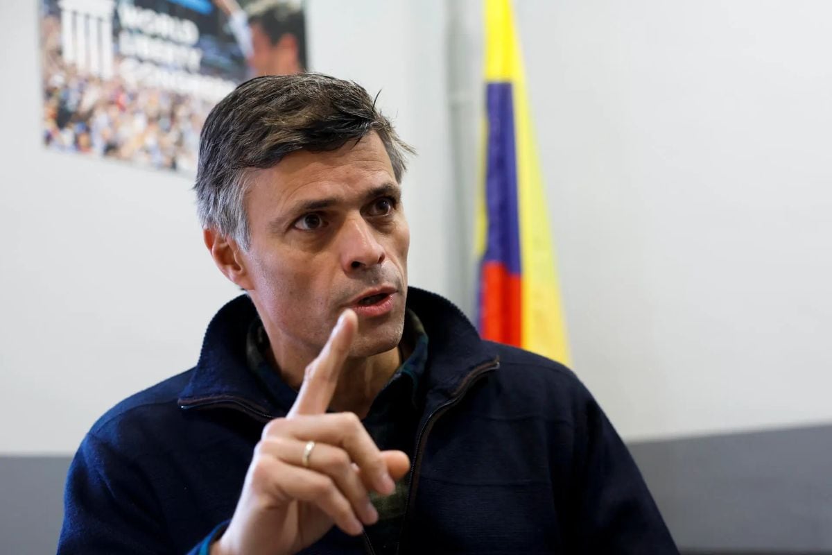 El opositor Leopoldo López sostuvo que para un cambio democrático en Venezuela, el primer paso debe ser la designación de un nuevo Consejo Nacional Electoral. (Foto: EFE/Mariscal)