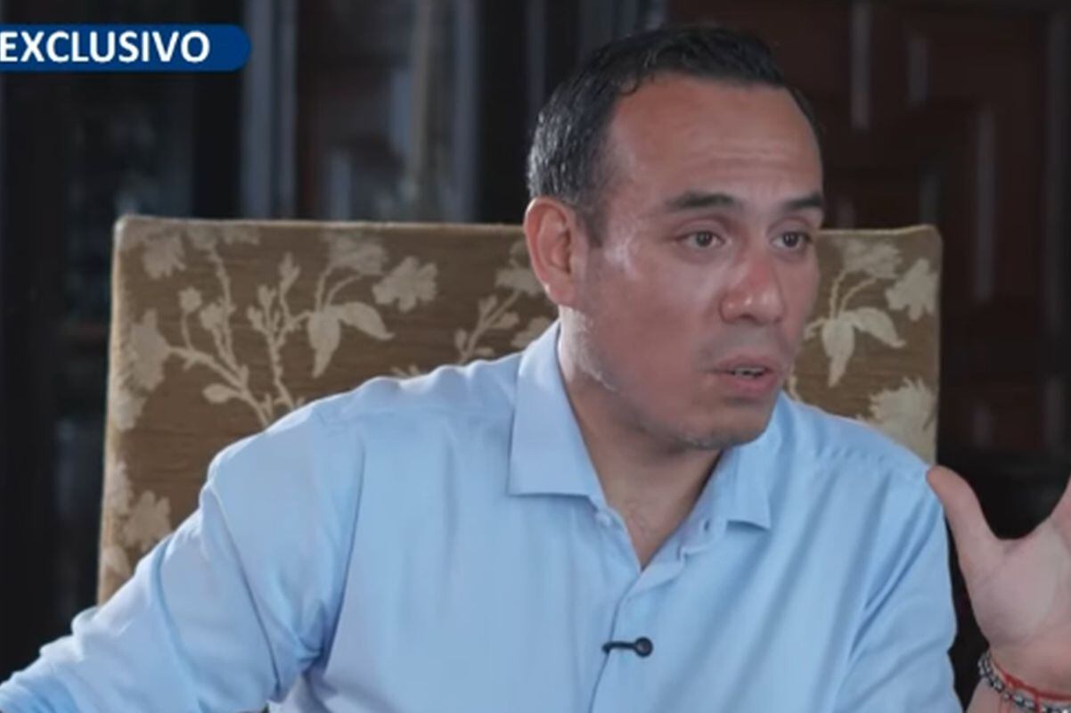 José Jerí en entrevista con Beto Ortiz. Foto: Panamericana