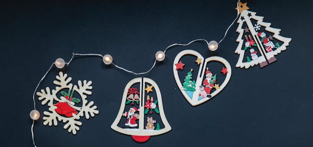 Cómo hacer guirnaldas navideñas artesanales