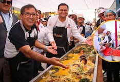 Así luce la parihuela más grande del mundo: 30 metros y 300 kg de pescado