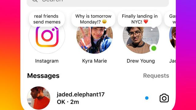 Instagram: cómo usar Notas, la nueva función en la sección de mensajes directos