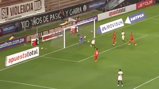 Se salvó Sport Huancayo: Alex Valera erra gol que pudo adelantar a Universitario por Liga 1 Te Apuesto | VIDEO