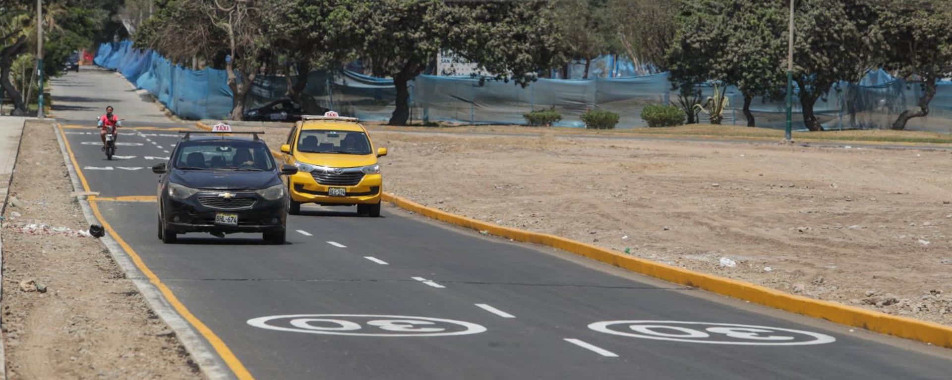 Ya se puede ver todo el trazo de la Vía Expresa Sur desde el aire: El Comercio probó las vías auxiliares asfaltadas