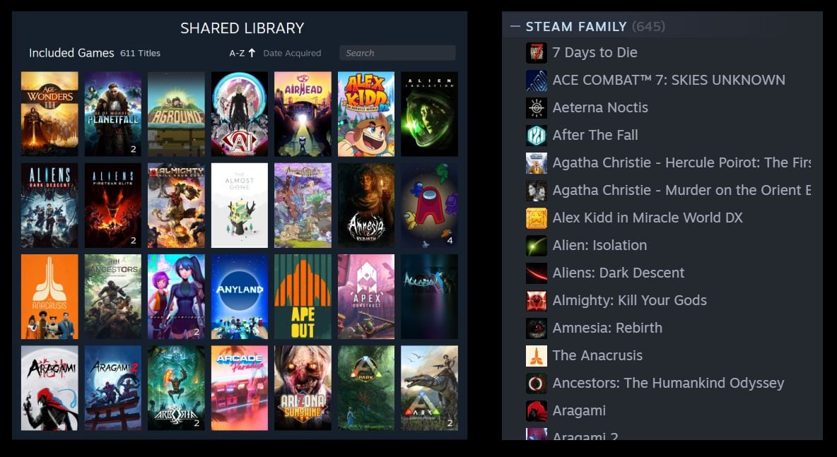 Steam Family permitirá el compartir juegos entre miembros de una familia, aunque el número de personas que podrá simultáneamente dependerá de las copias del juego que se posea.