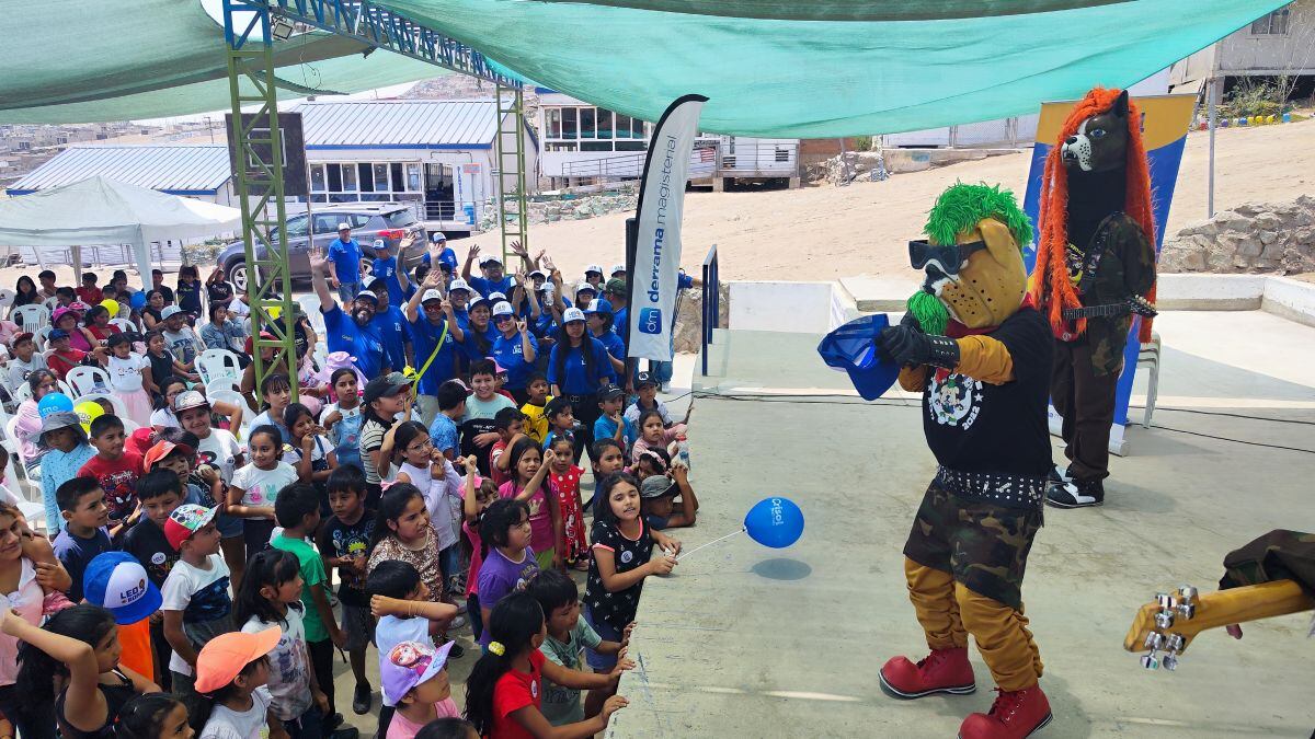 Leo a Bordo llegó al I.E.P.D. “Santo Tomás de Valencia”, ubicado en el distrito de Santa Rosa. (Foto: Eduardo Lara)