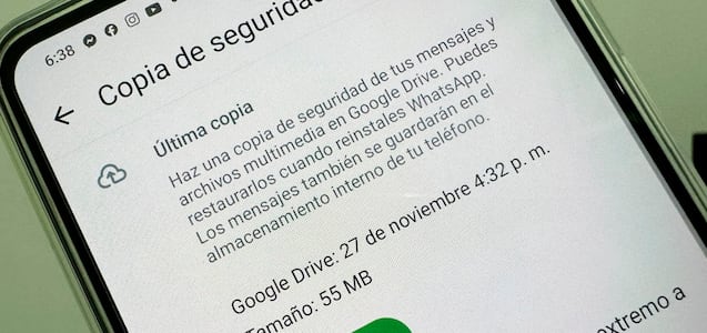 Esto pasará con tu copia de seguridad de WhatsApp el 1 de diciembre
