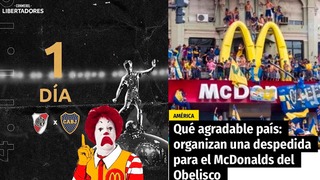 Boca - River: ¿Por qué hacen memes al McDonald's Obelisco en la Final de la Copa Libertadores 2018?