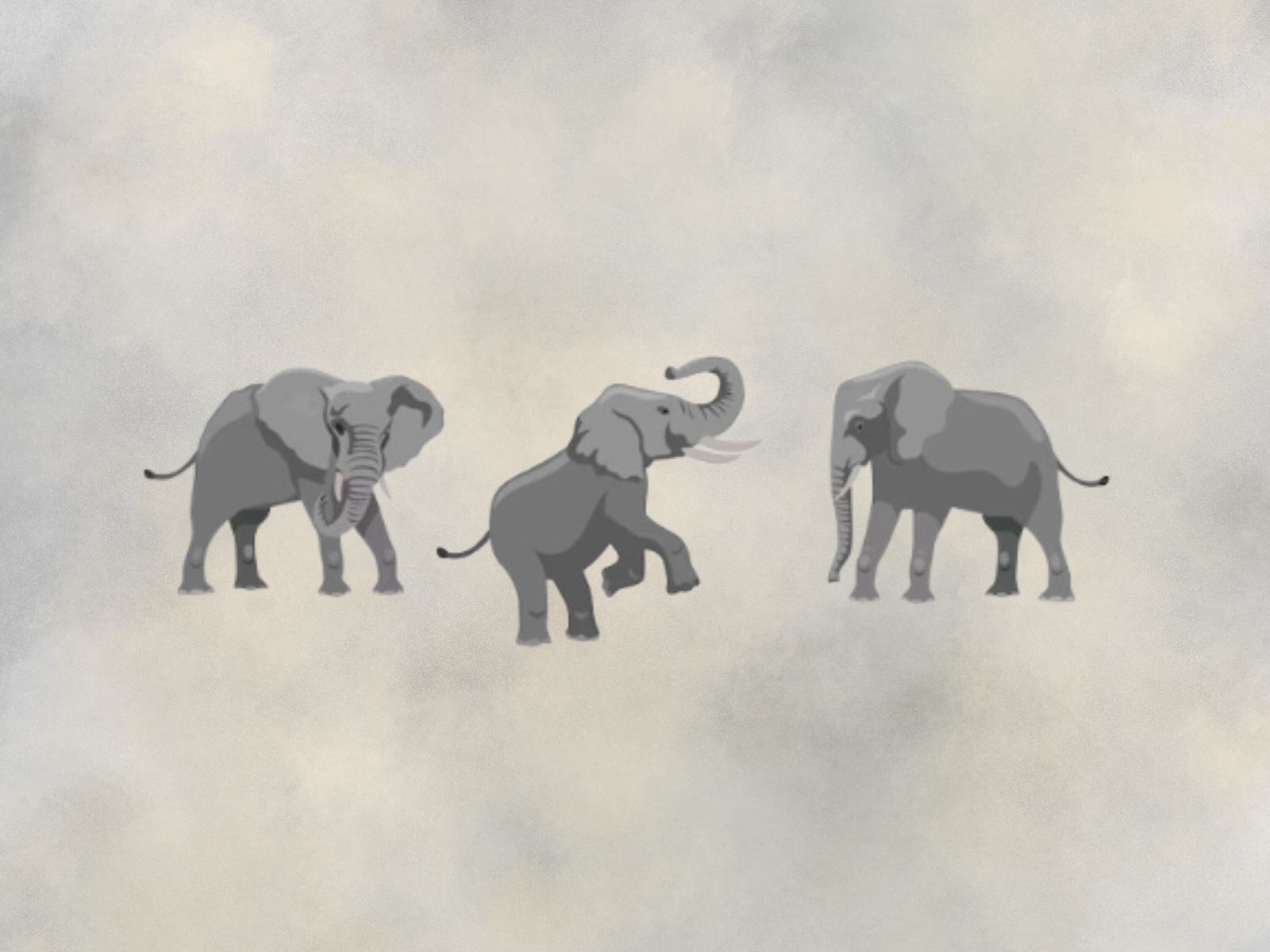 Test de personalidad: Un elefante te revelará si sueles mentir en gran parte de tus días. (Creación: Mag / Freepik)