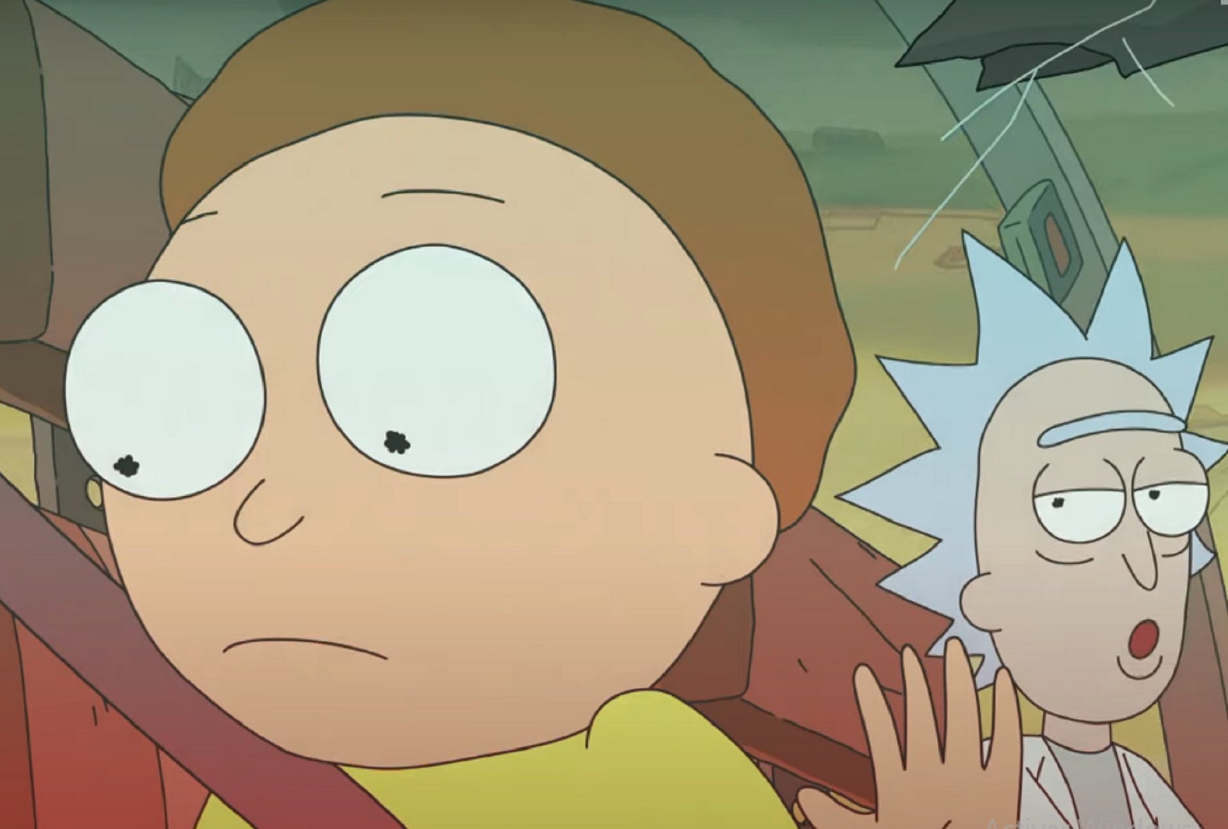 Morty y su abuelo Rick en una escena de la octava temporada de "Rick and Morty" (Foto: Adult Swim)