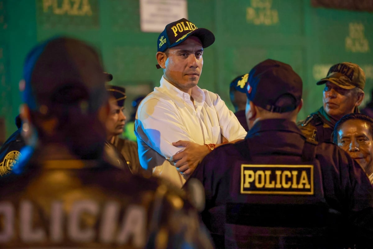 José Jerí supervisa megaoperativo en Lima tras ampliación del estado de emergencia. (Foto: Presidencia)