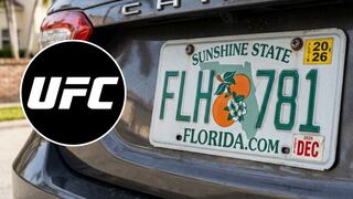 Nueva ley firmada en Florida te permitirá obtener una placa especial de UFC: cómo adquirirla