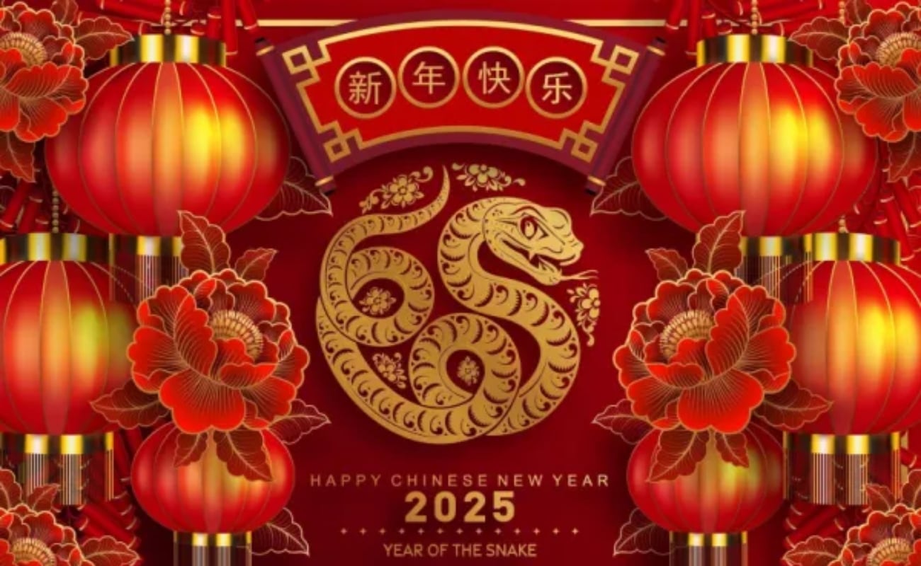 El Horóscopo Chino establece que en 2025 se celebrará el Año de la Serpiente de Madera, que iniciará el día 29 de enero y finalizará el 16 de febrero de 2026.