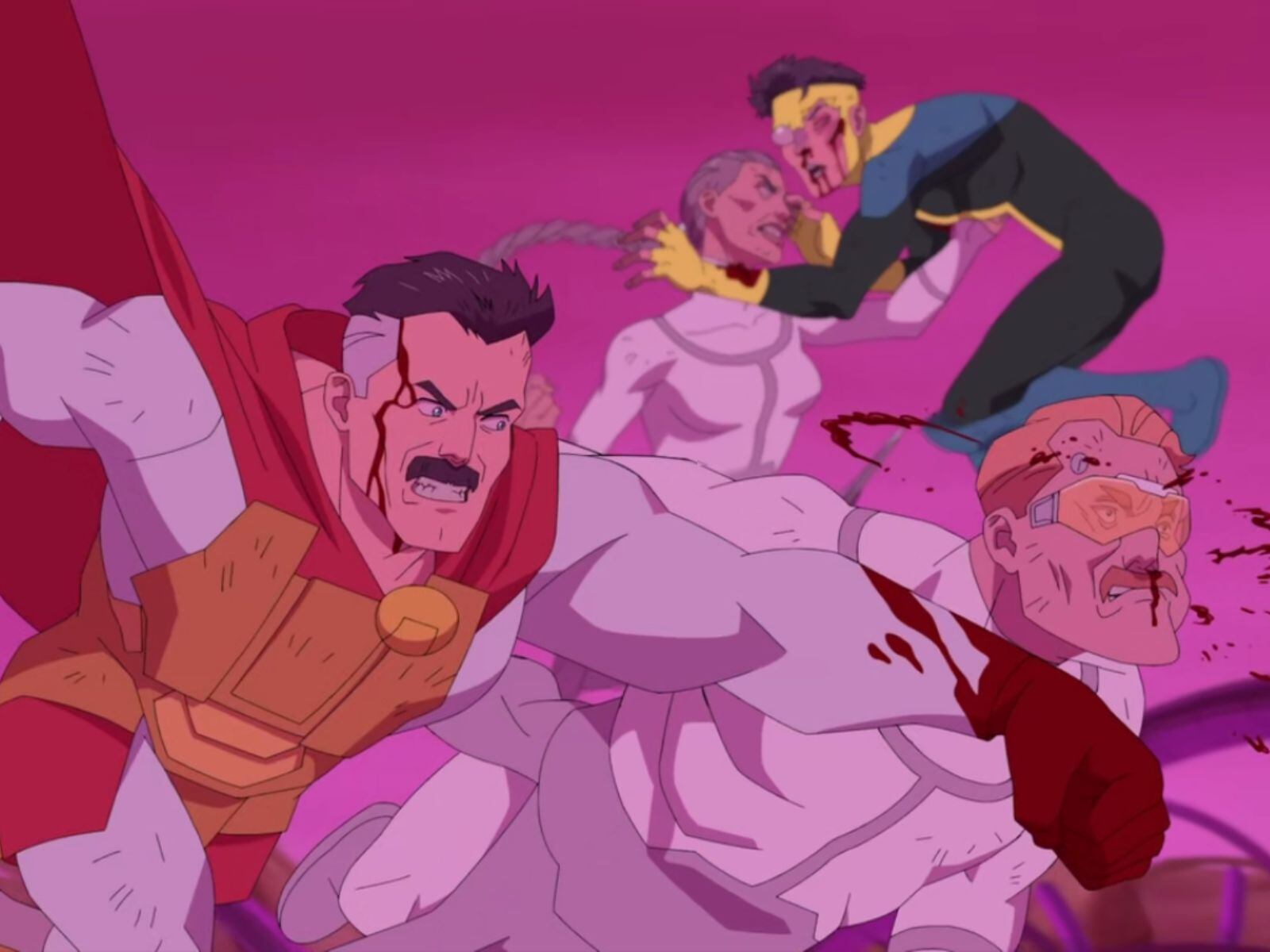 La sangrienta batalla en el final de "Invincible" - Parte 1 Temporada 2 (Foto: Amazon Studios)
