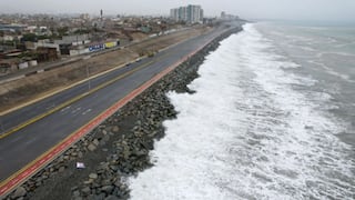 Municipalidad del Callao dispone el cierre de tramo de Costa Verde debido al oleaje anómalo