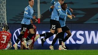 Uruguay venció 3-1 a Chile en el estadio Centenario